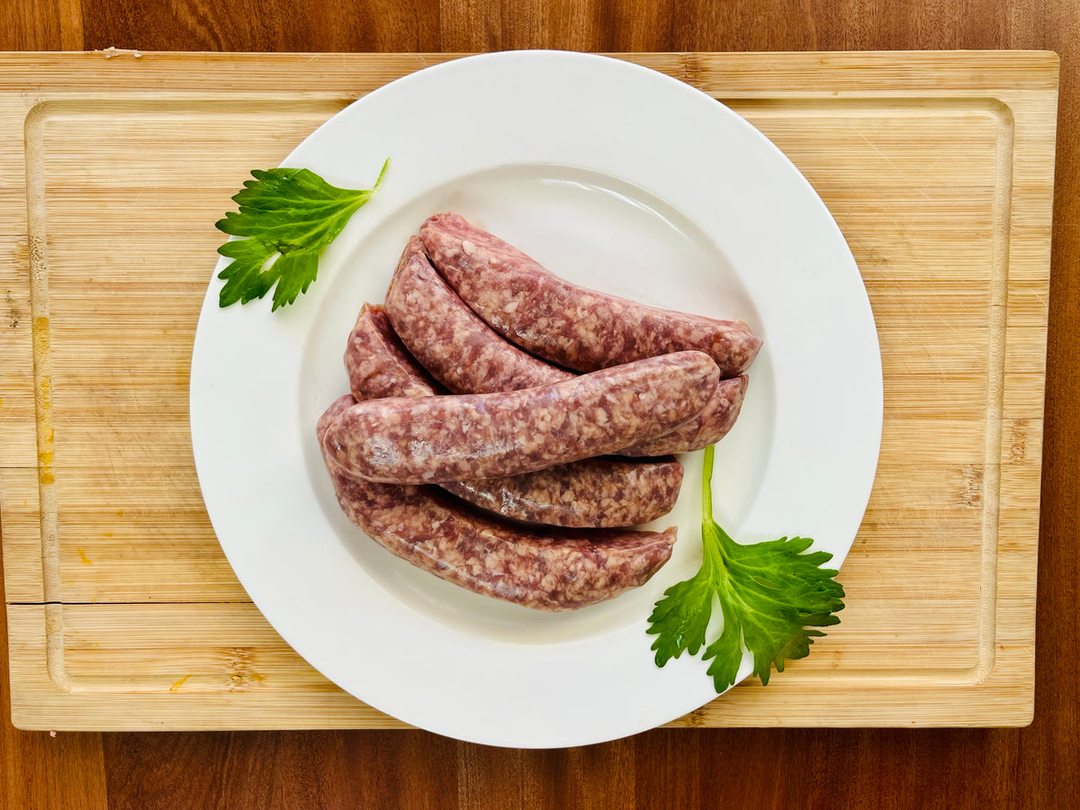 Organic Beef &amp; Bone Marrow Sausages (Carnivore)